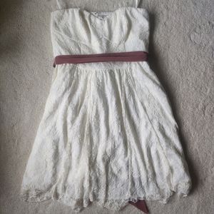 Cream Lace Asos ThistlePearl Dress size 8